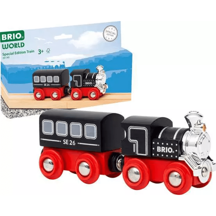 Locomotief met wagon - Special Edition Train 2026 - Treinen Brio - In den Olifant