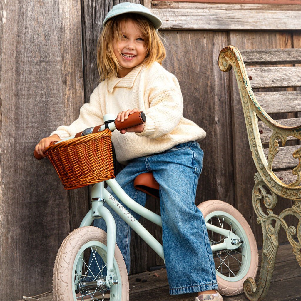 Loopfiets Banwood First Go Pale Mint - Loopfietsen Banwood - In den Olifant