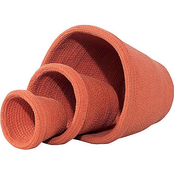 Set Van 3 Opbergmandjes - Terracotta