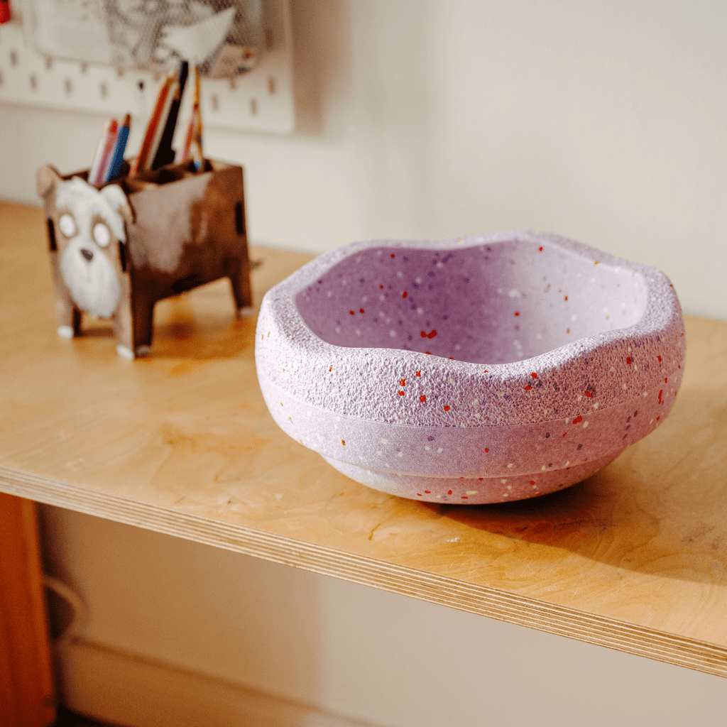 Losse Limited Edition Stapelstein® Winter Special Original Violet - 1 steen - Open ended speelgoed Stapelstein - In den Olifant