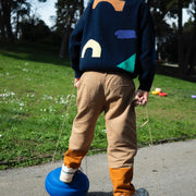 Losse Stapelstein Original Blauw - 1 Steen - Sorteer - en stapelspeelgoed Stapelstein - In den Olifant