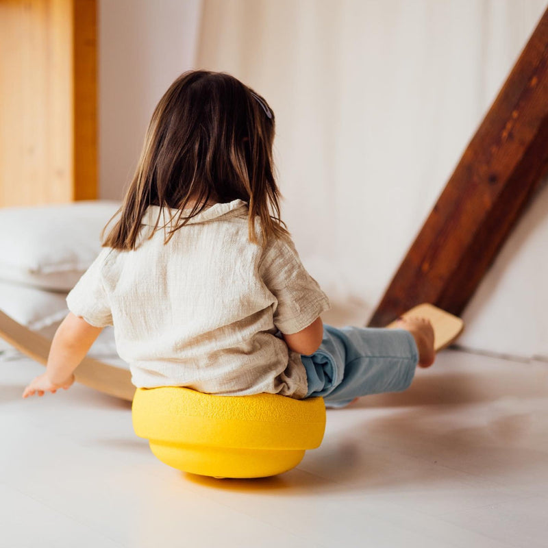 Losse Stapelstein Original Geel - 1 Steen - Sorteer - en stapelspeelgoed Stapelstein - In den Olifant