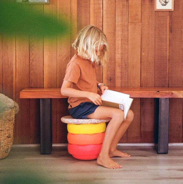 Losse Stapelstein Original Geel - 1 Steen - Sorteer - en stapelspeelgoed Stapelstein - In den Olifant