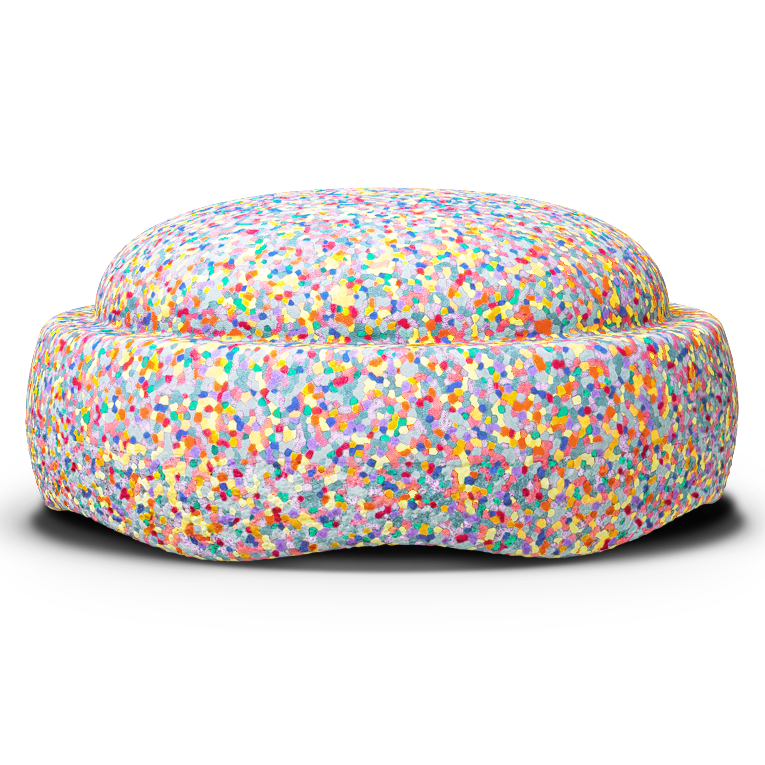 Losse Stapelstein Original Super Confetti - 1 Steen - Sorteer - en stapelspeelgoed Stapelstein - In den Olifant