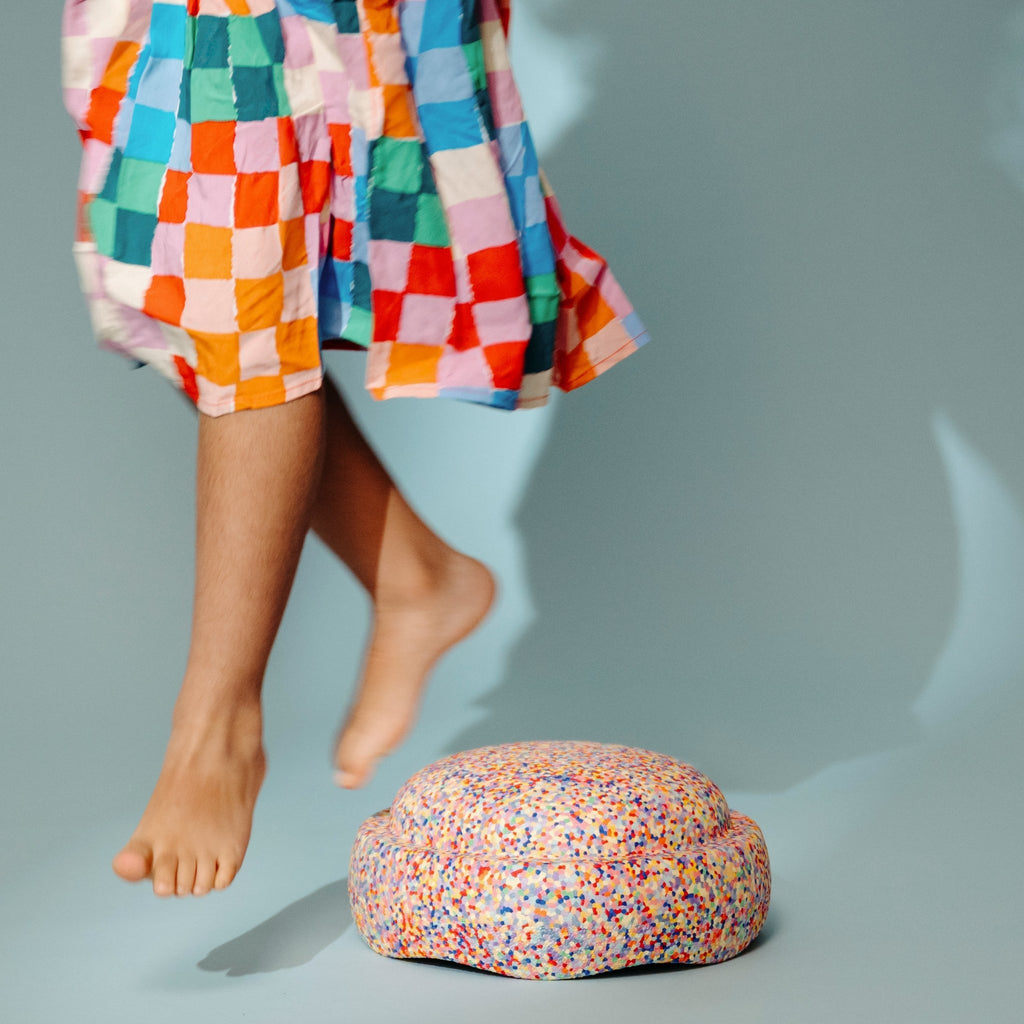 Losse Stapelstein Original Super Confetti - 1 Steen - Sorteer - en stapelspeelgoed Stapelstein - In den Olifant