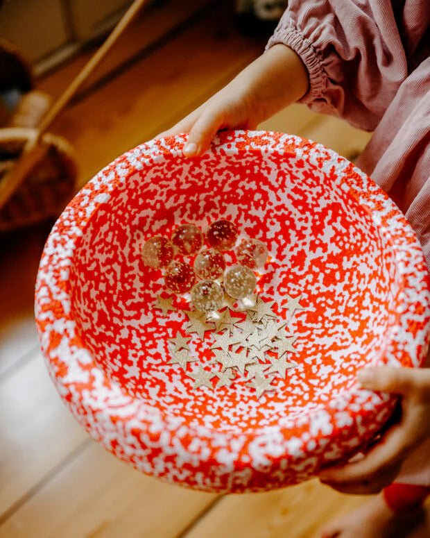 Losse steen Stapelstein Original Blush Special Red & Blush - 1 steen - Sorteer - en stapelspeelgoed Stapelstein - In den Olifant