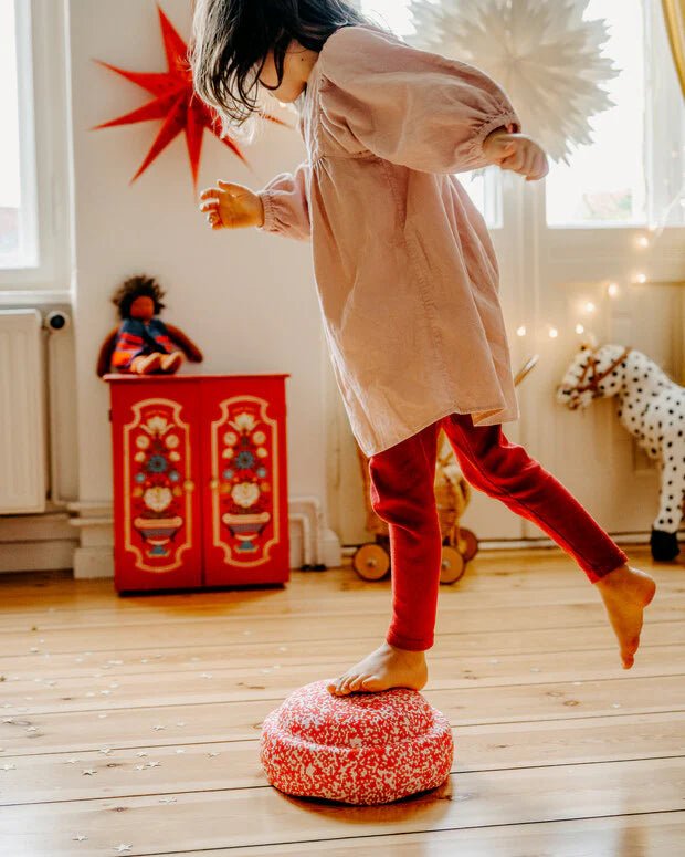 Losse steen Stapelstein Original Blush Special Red & Blush - 1 steen - Sorteer - en stapelspeelgoed Stapelstein - In den Olifant