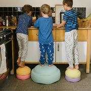 Losse XL steen Stapelstein® GROW Lichtgroen - Ø 57 cm - Open ended speelgoed Stapelstein - In den Olifant