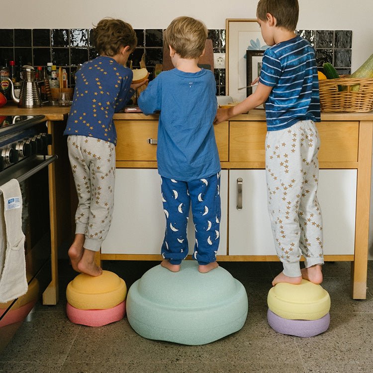 Losse XL steen Stapelstein® GROW Lichtgroen - Ø 57 cm - Open ended speelgoed Stapelstein - In den Olifant