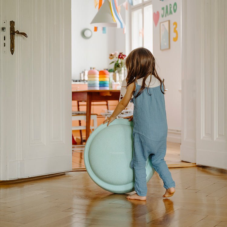 Losse XL steen Stapelstein® GROW Lichtgroen - Ø 57 cm - Open ended speelgoed Stapelstein - In den Olifant