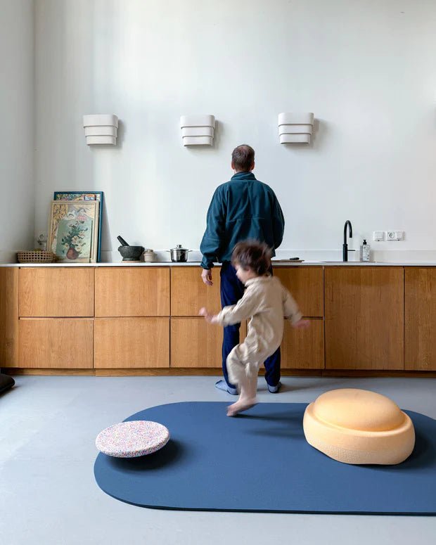 Losse XL steen Stapelstein® GROW Lichtoranje - Ø 57 cm - Open ended speelgoed Stapelstein - In den Olifant