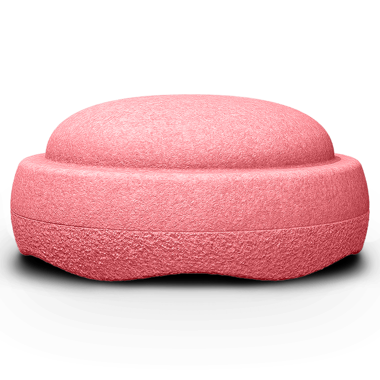 Losse XL steen Stapelstein® GROW Lichtrood - Ø 57 cm - Open ended speelgoed Stapelstein - In den Olifant