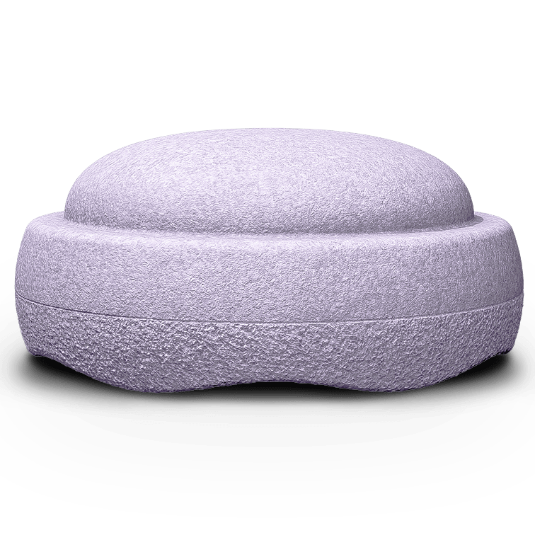 Losse XL steen Stapelstein® GROW Lichtviolet - Ø 57 cm - Open ended speelgoed Stapelstein - In den Olifant