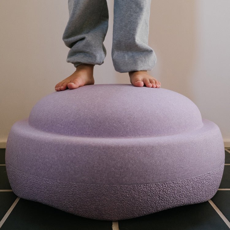 Losse XL steen Stapelstein® GROW Lichtviolet - Ø 57 cm - Open ended speelgoed Stapelstein - In den Olifant