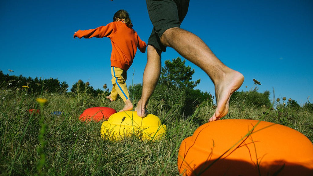 Losse XL steen Stapelstein® GROW Oranje - Ø 57 cm - Open ended speelgoed Stapelstein - In den Olifant