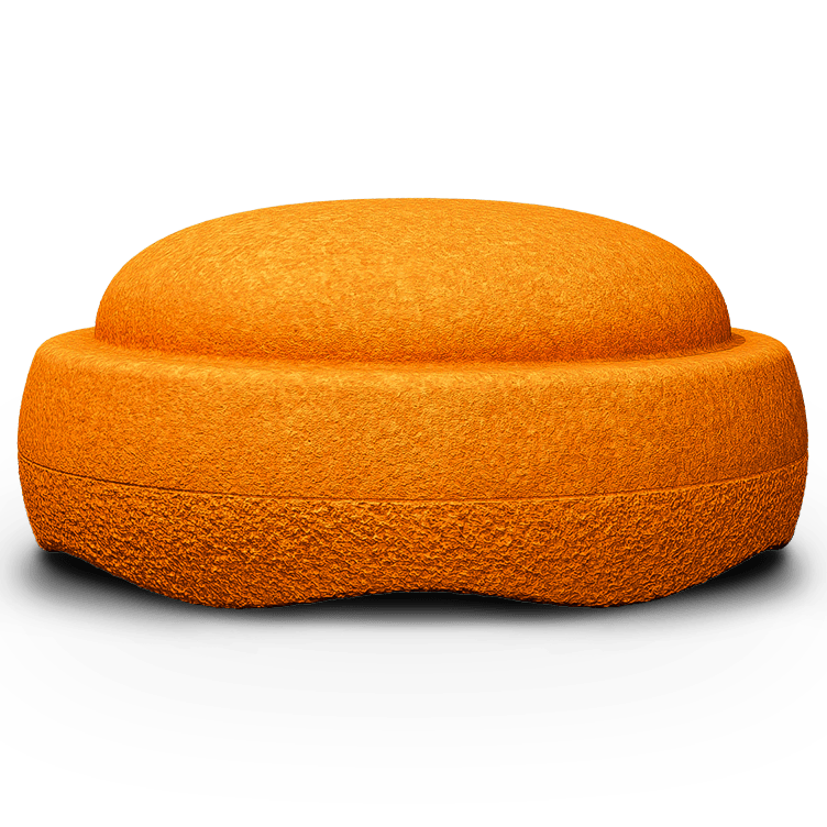 Losse XL steen Stapelstein® GROW Oranje - Ø 57 cm - Open ended speelgoed Stapelstein - In den Olifant