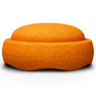 Losse XL steen Stapelstein® GROW Oranje - Ø 57 cm - Open ended speelgoed Stapelstein - In den Olifant