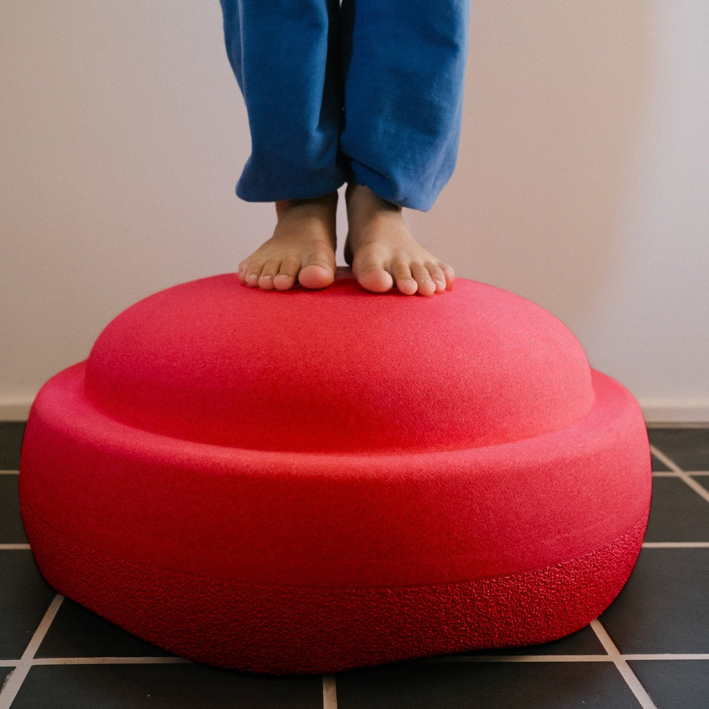 Losse XL steen Stapelstein® GROW Rood - Ø 57 cm - Open ended speelgoed Stapelstein - In den Olifant