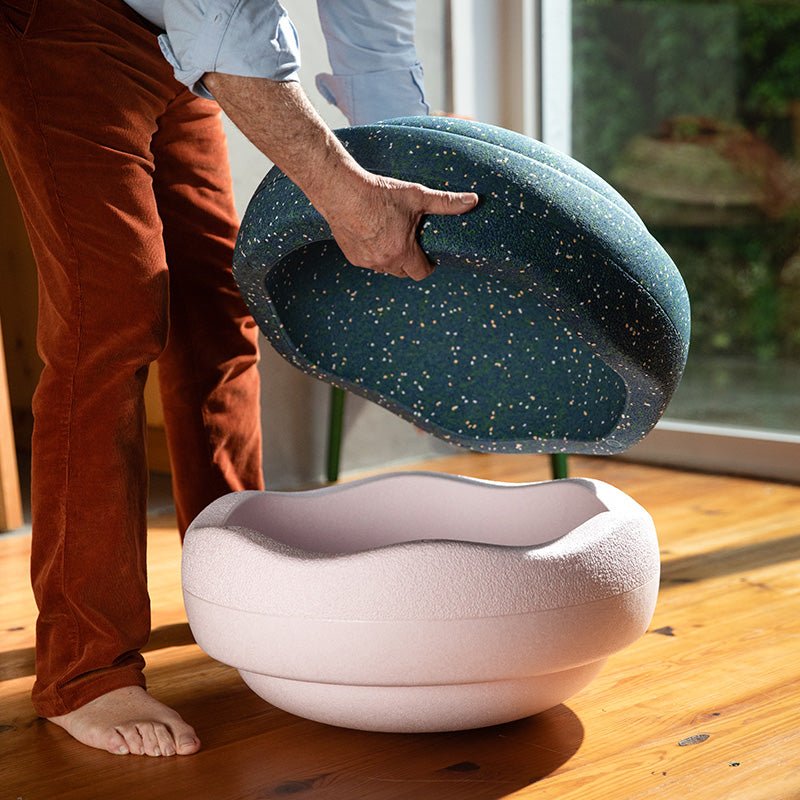 Losse XL steen Stapelstein® GROW Rose - Ø 57 cm - Open ended speelgoed Stapelstein - In den Olifant