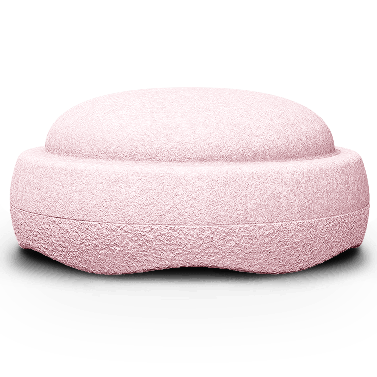 Losse XL steen Stapelstein® GROW Rose - Ø 57 cm - Open ended speelgoed Stapelstein - In den Olifant