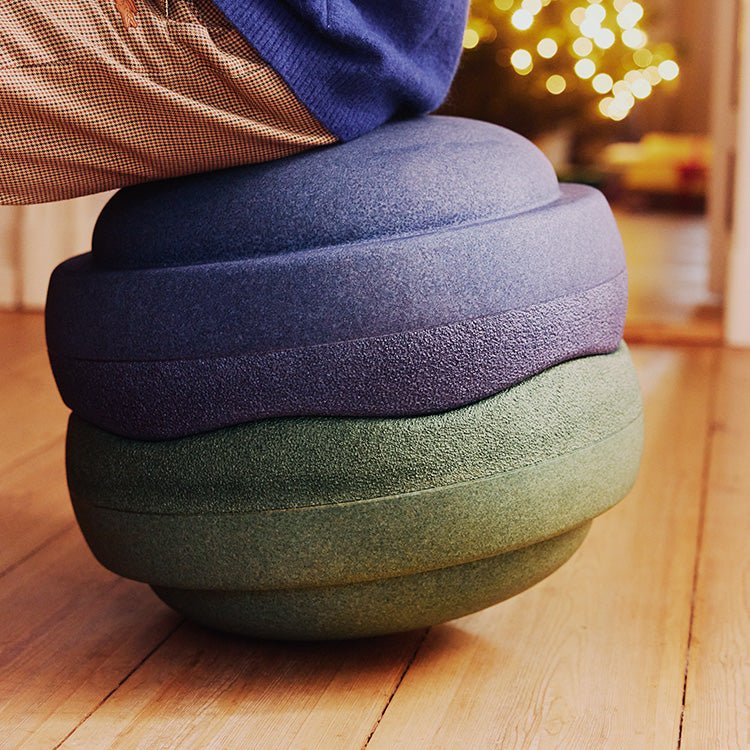 Losse XL steen Stapelstein® GROW Schemerblauw - Ø 57 cm - Open ended speelgoed Stapelstein - In den Olifant