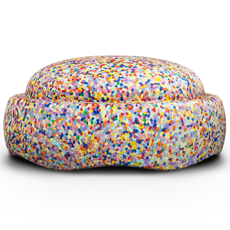 Losse XL steen Stapelstein® GROW - Super Confetti - Open ended speelgoed Stapelstein - In den Olifant