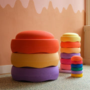 Losse XL steen Stapelstein® GROW Violet - Ø 57 cm - Open ended speelgoed Stapelstein - In den Olifant