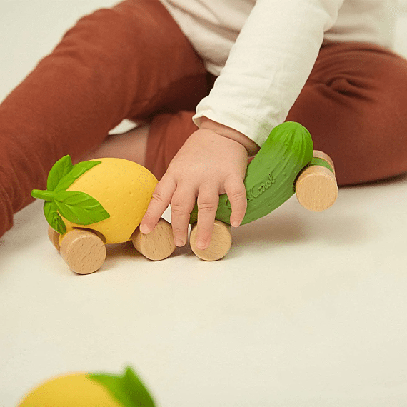 Speelgoedvoertuig | Pepino The Cucumber Baby Car Toy