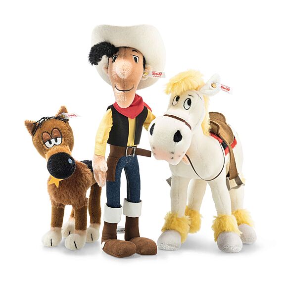 Fantasieknuffel Jolly Jumper Paard Lucky Luke Met Doos En Certificaat - 32 Cm