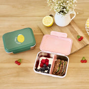Lunchbox Stainless Steel Happy Fruits Cherry - Lunchboxen en snackdoosjes Lässig - In den Olifant