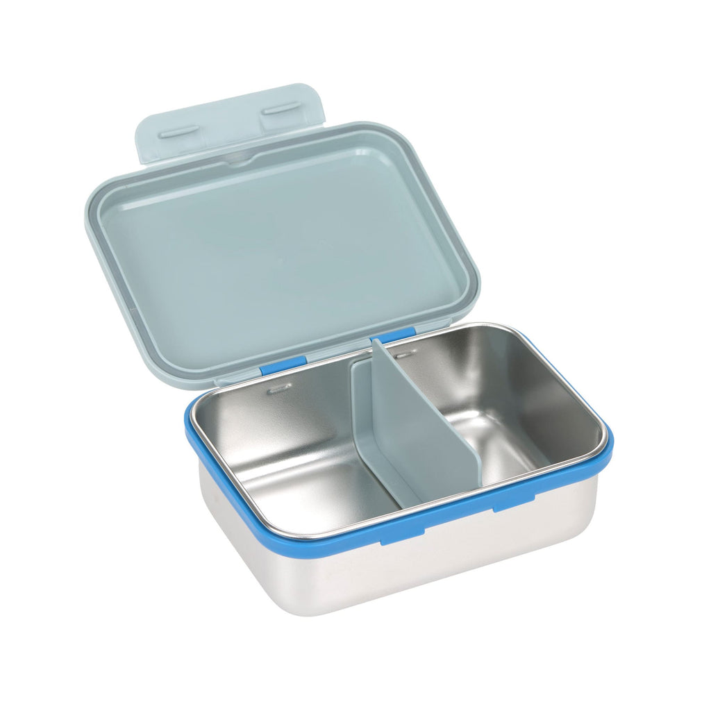 Lunchbox Stainless Steel Sunny Explorer Green/Blue - Lunchboxen en snackdoosjes Lässig - In den Olifant