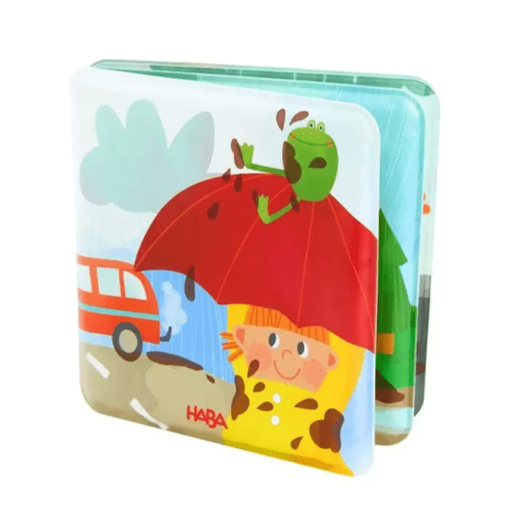 Magisch badboek Wasdag, dag modder! - Badspeelgoed Haba - In den Olifant