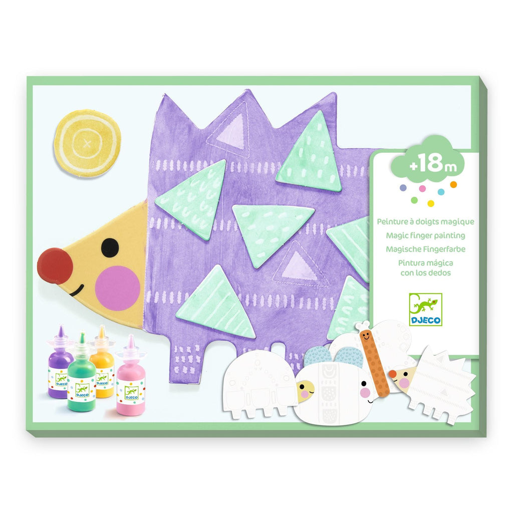Magische vingerverf set - Kleine vormen - Knutselsets Djeco - In den Olifant