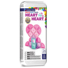 Magna Tiles® Micro Mags Travel Set Heart to Heart - set van 26 - Magnetische bouwspeelgoed Magna Tiles - In den Olifant