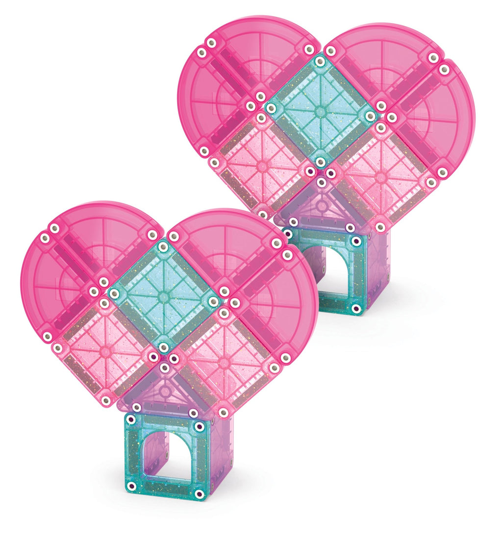 Magna Tiles® Micro Mags Travel Set Heart to Heart - set van 26 - Magnetische bouwspeelgoed Magna Tiles - In den Olifant