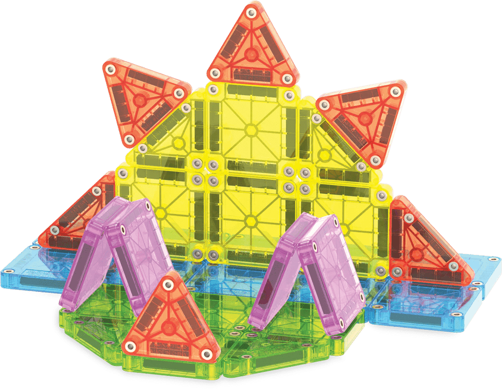 Magna Tiles Travel Set Deluxe - set van 55 - Magnetische bouwspeelgoed Magna Tiles - In den Olifant