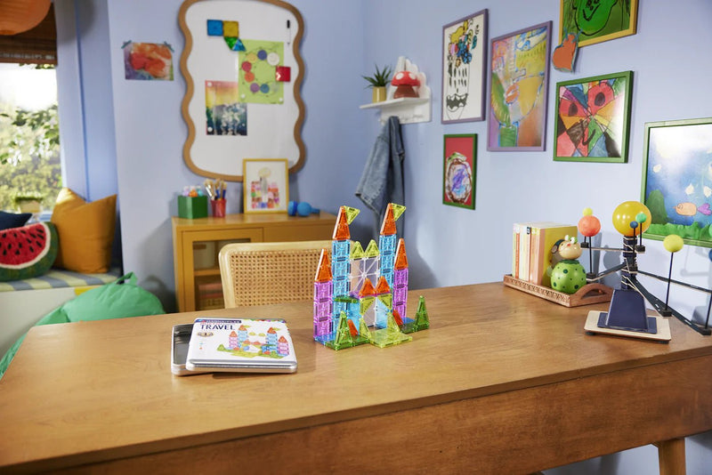 Magna Tiles Travel Set Deluxe - set van 55 - Magnetische bouwspeelgoed Magna Tiles - In den Olifant