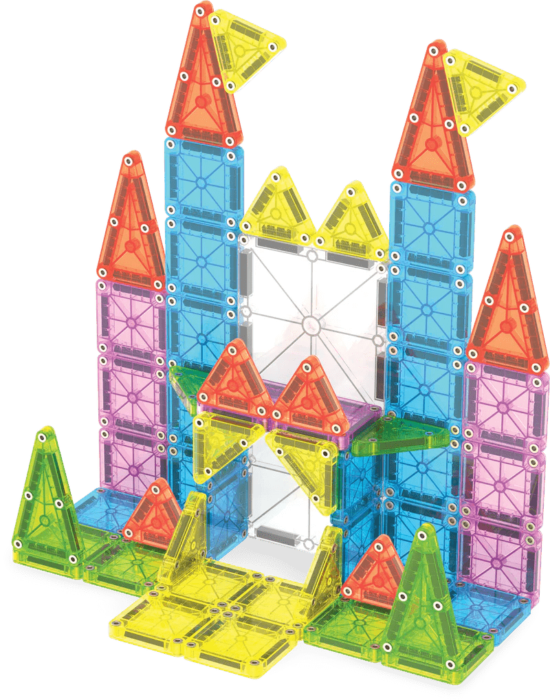 Magna Tiles Travel Set Deluxe - set van 55 - Magnetische bouwspeelgoed Magna Tiles - In den Olifant