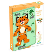 Magneetpuzzel Inzebox Mix n'match - 24 stukjes - Magnetische puzzels Djeco - In den Olifant