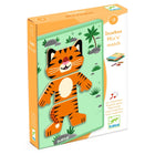 Magneetpuzzel Inzebox Mix n'match - 24 stukjes - Magnetische puzzels Djeco - In den Olifant