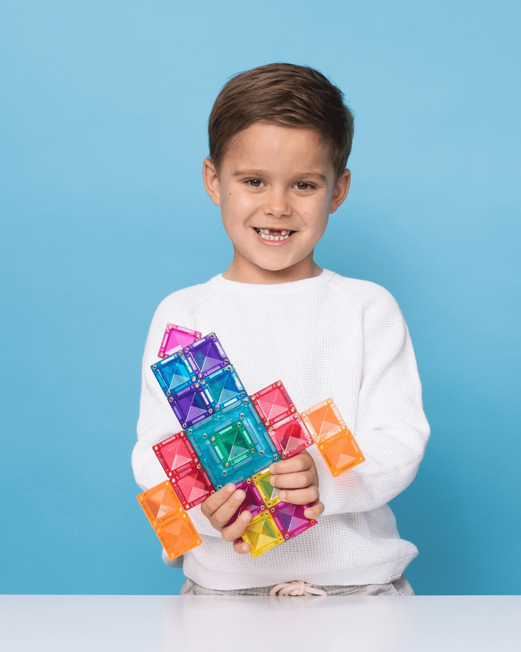 Magneetspeelgoed Bright Portal Pack - set van 48 - Magnetische bouwspeelgoed Connetix - In den Olifant