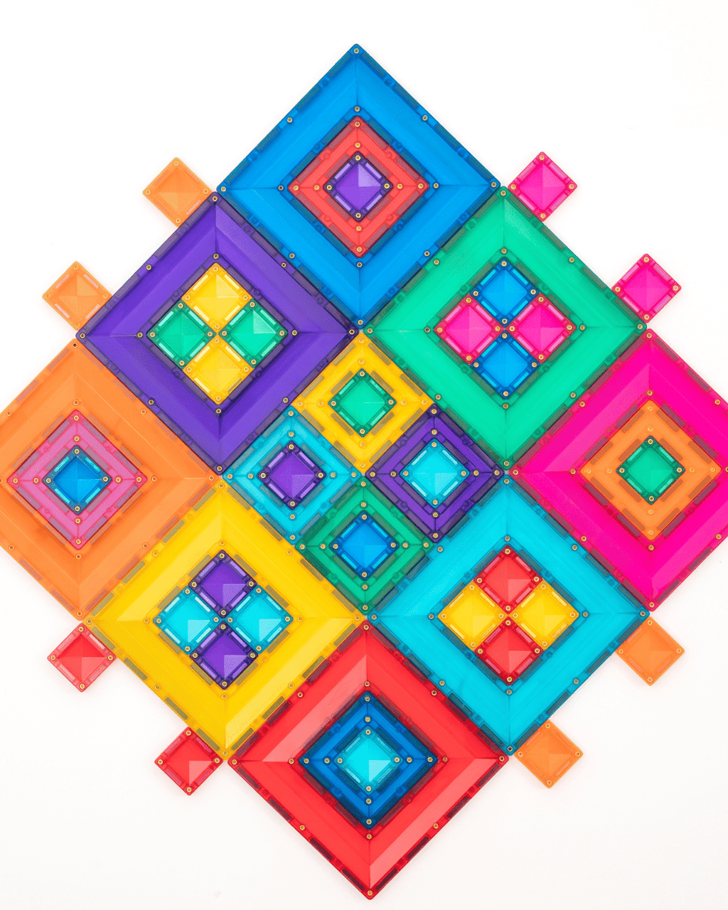 Magneetspeelgoed Bright Portal Pack - set van 48 - Magnetische bouwspeelgoed Connetix - In den Olifant