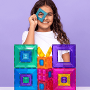 Magneetspeelgoed Bright Portal Pack - set van 48 - Magnetische bouwspeelgoed Connetix - In den Olifant