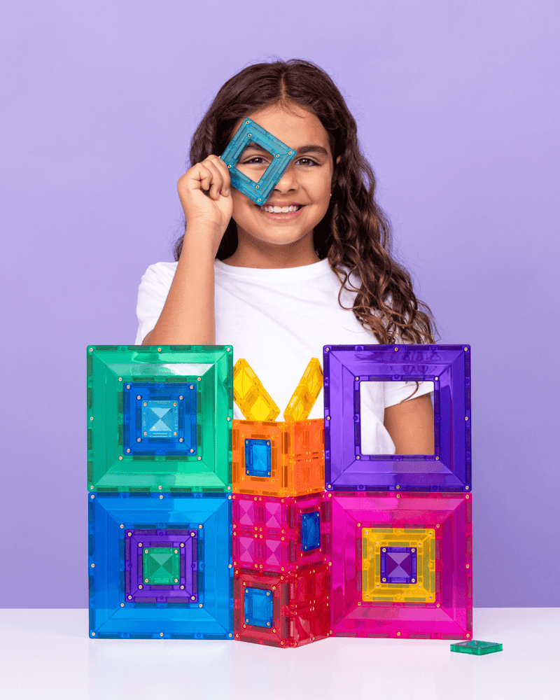 Magneetspeelgoed Bright Portal Pack - set van 48 - Magnetische bouwspeelgoed Connetix - In den Olifant