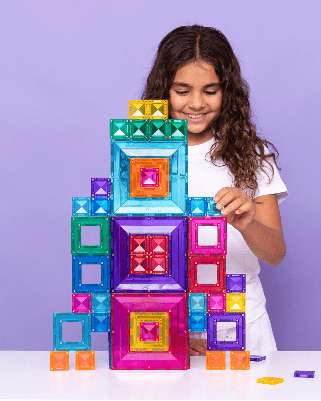 Magneetspeelgoed Bright Portal Pack - set van 48 - Magnetische bouwspeelgoed Connetix - In den Olifant