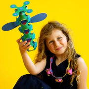 Magneetspeelgoed Crew Pack Blue/Green - set van 30 onderdelen - Magnetische bouwspeelgoed Clixo - In den Olifant