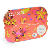Magneetspeelgoed Crew Pack Pink/Yellow - set van 30 onderdelen - Magnetische bouwspeelgoed Clixo - In den Olifant