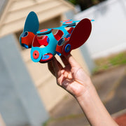 Magneetspeelgoed Itsy Pack Flamingo/Turquoise - set van 18 onderdelen - Magnetische bouwspeelgoed Clixo - In den Olifant