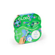 Magneetspeelgoed Itsy Pack Green / Blue - set van 18 onderdelen - Magnetische bouwspeelgoed Clixo - In den Olifant