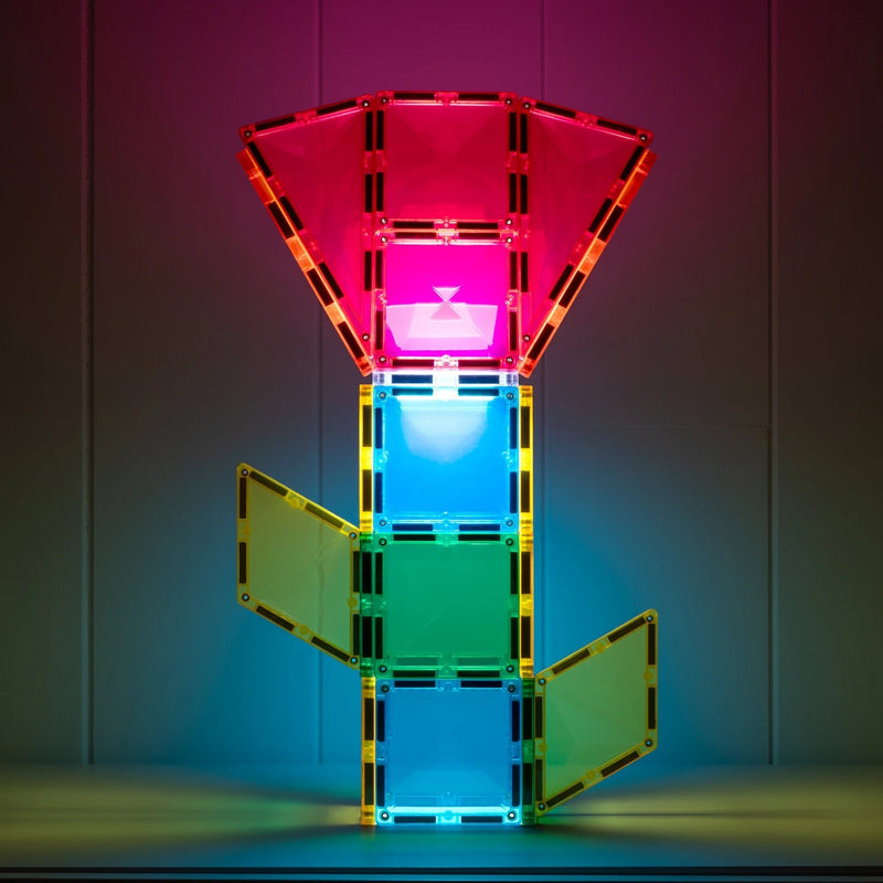Magneetspeelgoed Light Rocket Pack - set van 30 - Magnetische bouwspeelgoed Connetix - In den Olifant